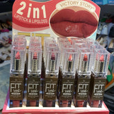Victory story 2in1 lipstick plus matte gloss 6 Pcs